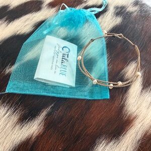 New Tula authentic pearl anklet